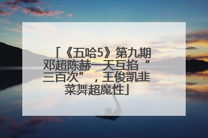 《五哈5》第九期邓超陈赫一天互掐“三百次”，王俊凯韭菜舞超魔性