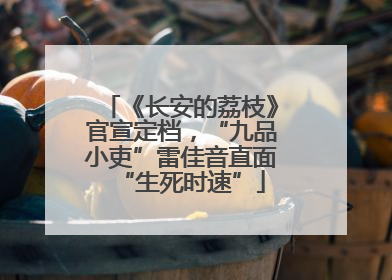 《长安的荔枝》官宣定档，“九品小吏”雷佳音直面“生死时速”