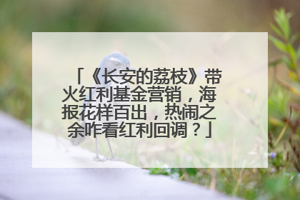 《长安的荔枝》带火红利基金营销，海报花样百出，热闹之余咋看红利回调？