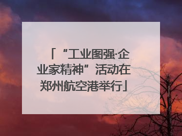 “工业图强·企业家精神”活动在郑州航空港举行