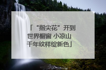 “指尖花”开到世界橱窗 小凉山千年纹样绽新色