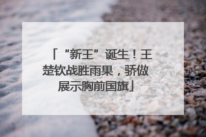 “新王”诞生！王楚钦战胜雨果，骄傲展示胸前国旗