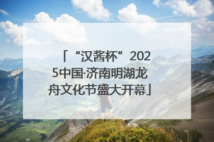 “汉酱杯”2025中国·济南明湖龙舟文化节盛大开幕