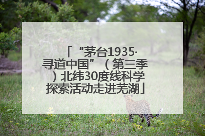 “茅台1935·寻道中国”（第三季）北纬30度线科学探索活动走进芜湖