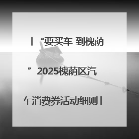“要买车 到槐荫”2025槐荫区汽车消费券活动细则