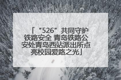 “526”共同守护铁路安全 青岛铁路公安处青岛西站派出所点亮校园爱路之光