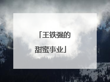 王铁强的甜蜜事业