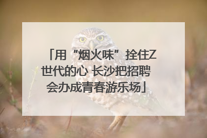 用“烟火味”拴住Z世代的心 长沙把招聘会办成青春游乐场