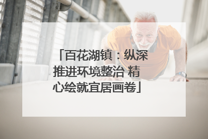 百花湖镇：纵深推进环境整治 精心绘就宜居画卷