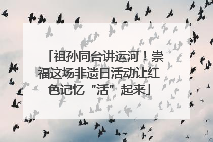 祖孙同台讲运河！崇福这场非遗日活动让红色记忆“活”起来