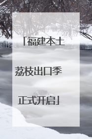福建本土荔枝出口季正式开启