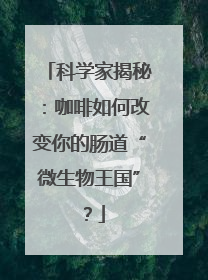 科学家揭秘：咖啡如何改变你的肠道“微生物王国”？