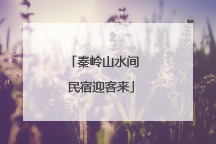 秦岭山水间 民宿迎客来
