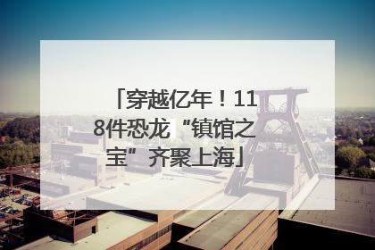 穿越亿年！118件恐龙“镇馆之宝”齐聚上海