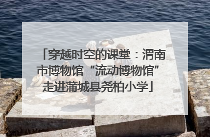 穿越时空的课堂：渭南市博物馆“流动博物馆”走进蒲城县尧柏小学