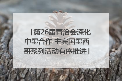 第26届青洽会深化中墨合作 主宾国墨西哥系列活动有序推进