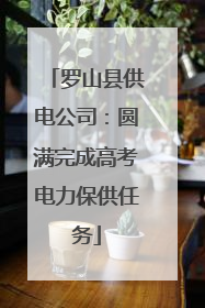 罗山县供电公司：圆满完成高考电力保供任务