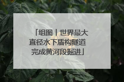 组图丨世界最大直径水下盾构隧道完成黄河段掘进