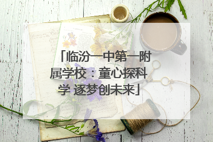 临汾一中第一附属学校：童心探科学 逐梦创未来