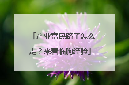 产业富民路子怎么走？来看临朐经验