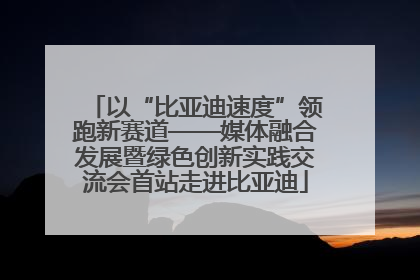 以“比亚迪速度”领跑新赛道——媒体融合发展暨绿色创新实践交流会首站走进比亚迪