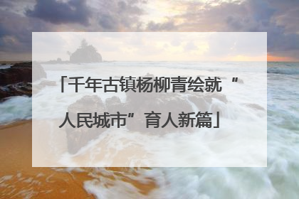 千年古镇杨柳青绘就“人民城市”育人新篇