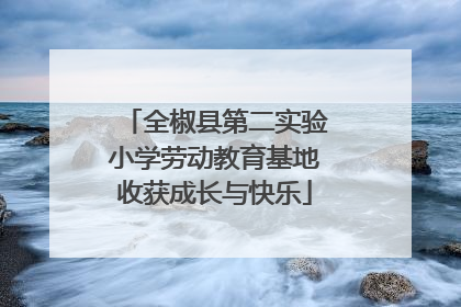 全椒县第二实验小学劳动教育基地收获成长与快乐