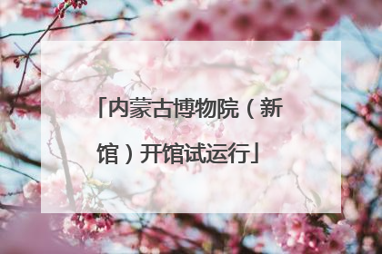 内蒙古博物院（新馆）开馆试运行
