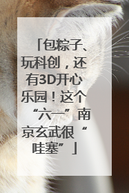包粽子、玩科创，还有3D开心乐园！这个“六一”南京玄武很“哇塞”