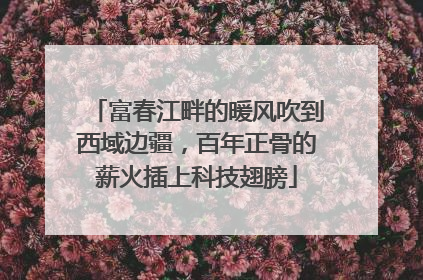 富春江畔的暖风吹到西域边疆，百年正骨的薪火插上科技翅膀