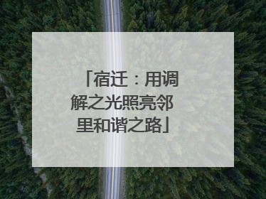 宿迁：用调解之光照亮邻里和谐之路