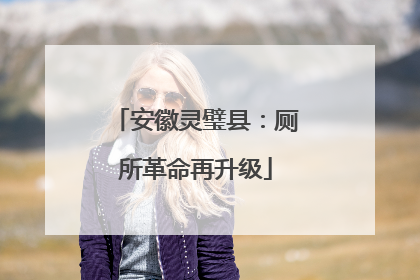 安徽灵璧县：厕所革命再升级