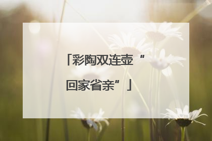 彩陶双连壶“回家省亲”