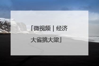 微视频｜经济大省挑大梁