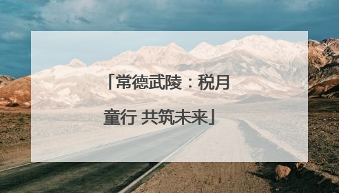 常德武陵：税月童行 共筑未来