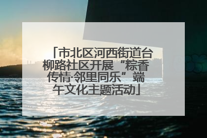 市北区河西街道台柳路社区开展“粽香传情·邻里同乐”端午文化主题活动