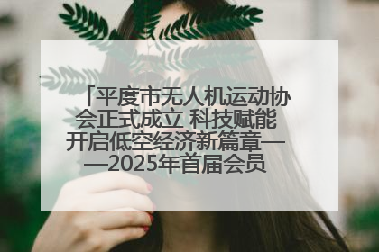 平度市无人机运动协会正式成立 科技赋能开启低空经济新篇章——2025年首届会员大会暨无人机应用发展论坛成功举办