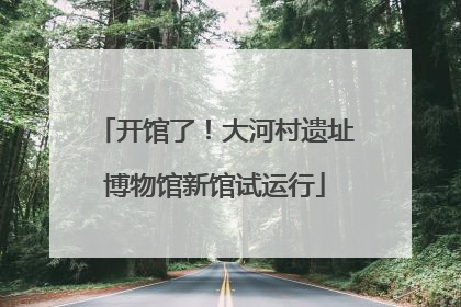 开馆了！大河村遗址博物馆新馆试运行