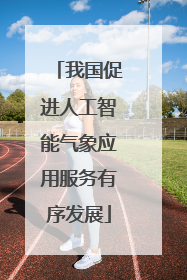 我国促进人工智能气象应用服务有序发展
