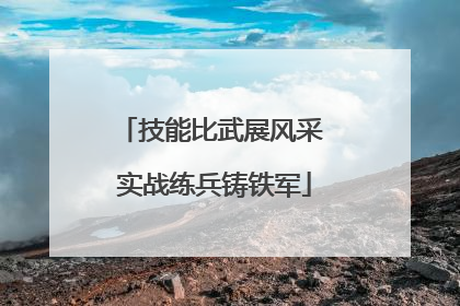 技能比武展风采 实战练兵铸铁军
