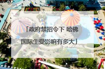 政府禁招令下 哈佛国际生受影响有多大