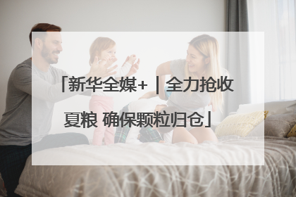 新华全媒+｜全力抢收夏粮 确保颗粒归仓