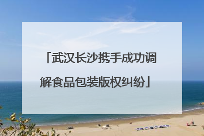 武汉长沙携手成功调解食品包装版权纠纷