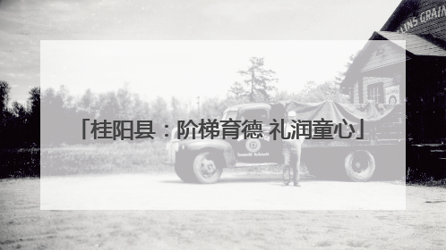 桂阳县：阶梯育德 礼润童心