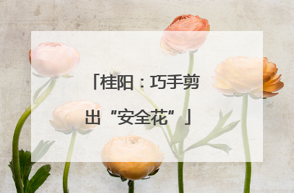 桂阳：巧手剪出“安全花”