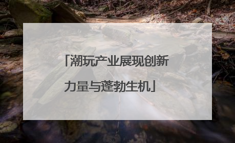 潮玩产业展现创新力量与蓬勃生机