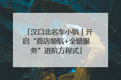 汉口北名车小镇｜开启“首店领航+全链服务”进阶方程式