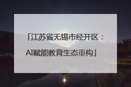 江苏省无锡市经开区：AI赋能教育生态重构
