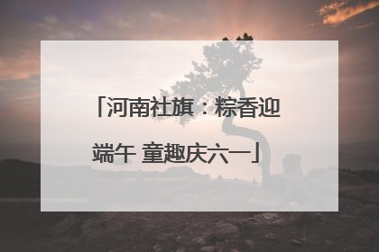 河南社旗：粽香迎端午 童趣庆六一