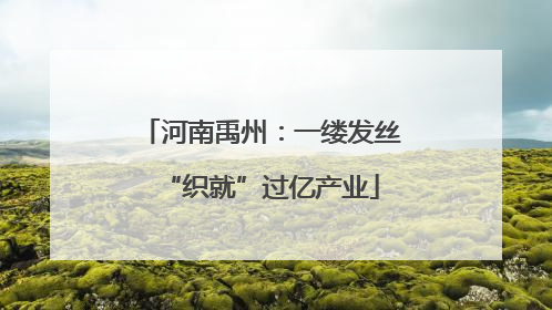河南禹州：一缕发丝“织就”过亿产业